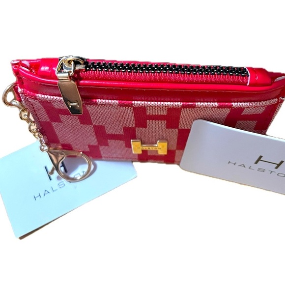 Halston Heritage Red and Goldtone  Women's Wallet - Picture 7 of 10